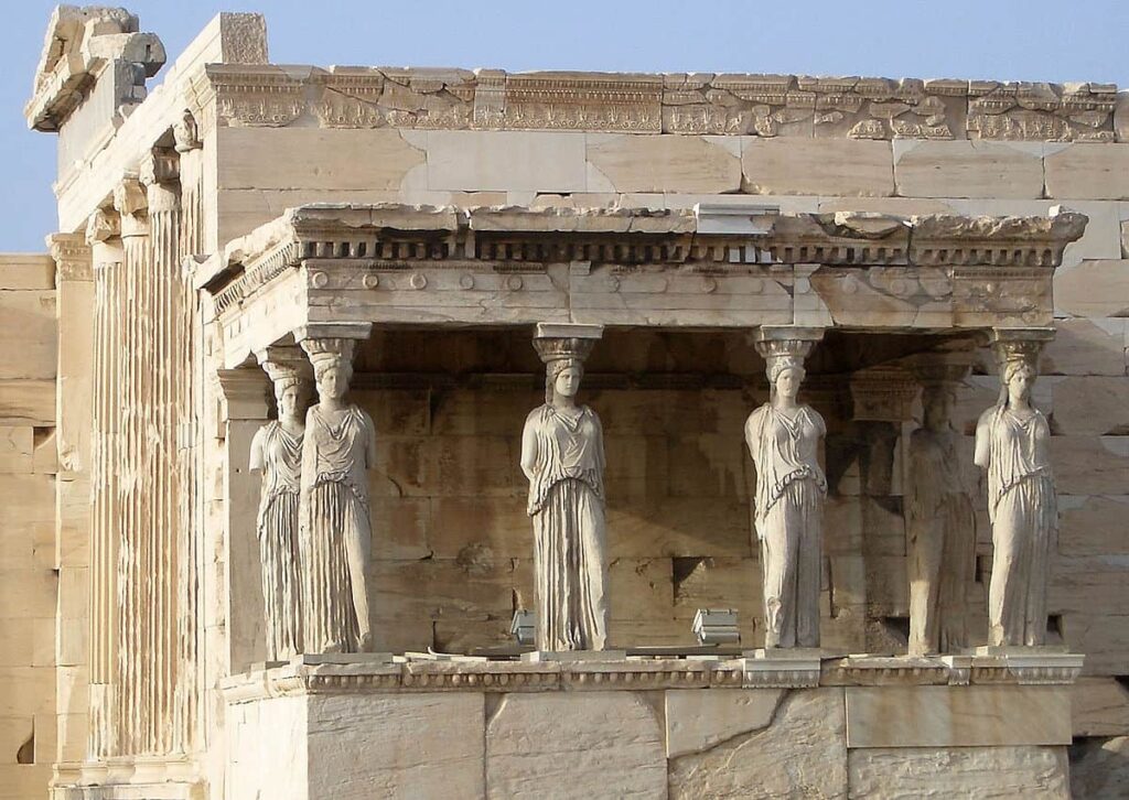 kariatydy na Akropolu