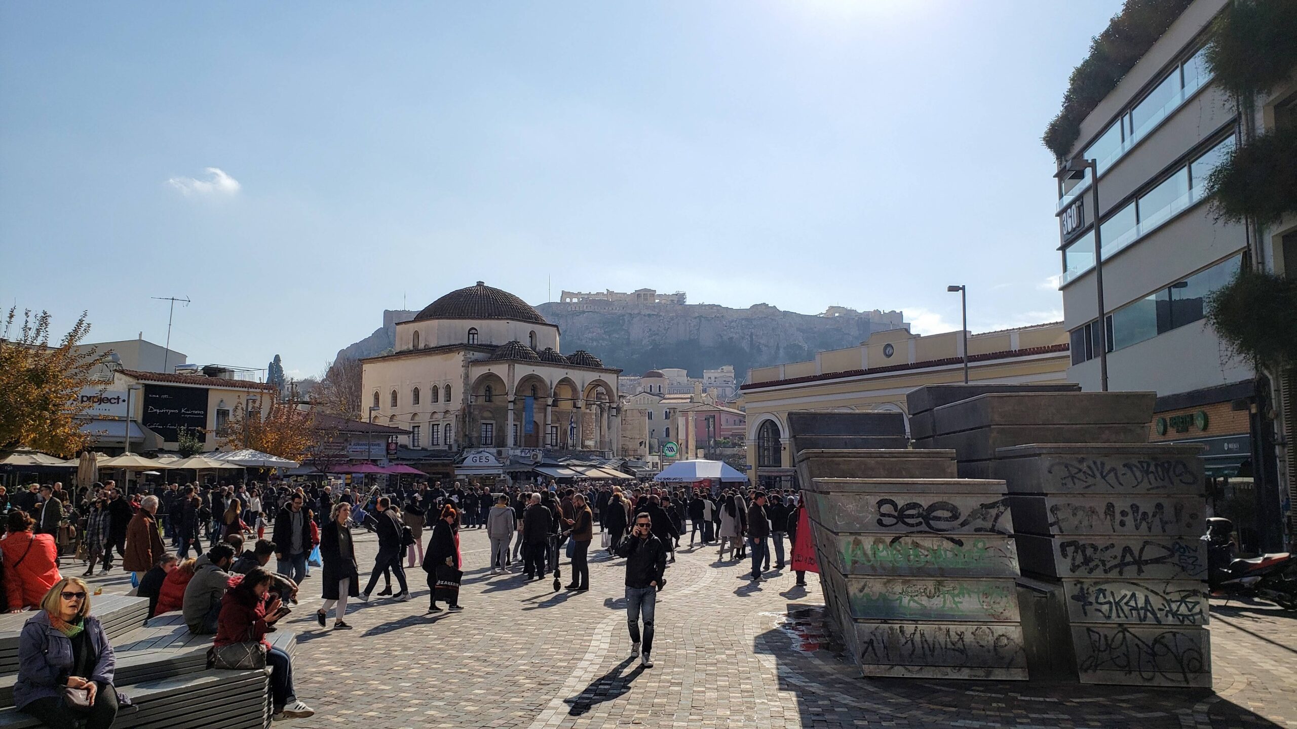 plac monastiraki ateny
