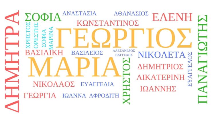 Czy w Grecji mieszkają same Jorgosy i Marije, czyli sprawa greckich imion