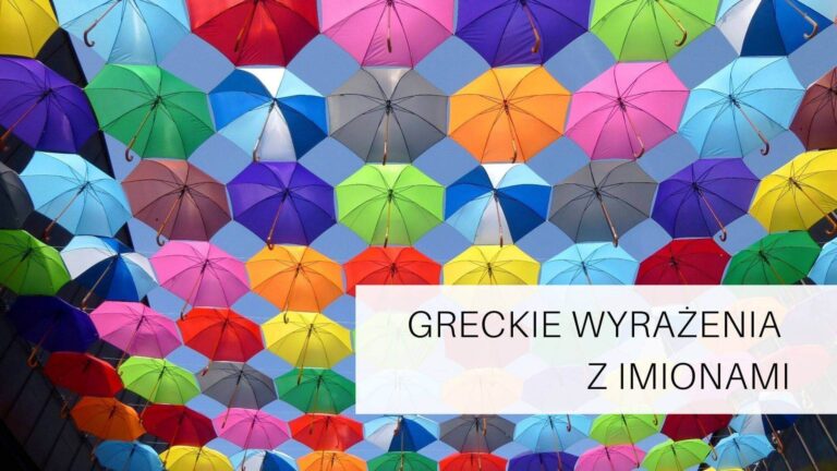 Greckie wyrażenia z imionami